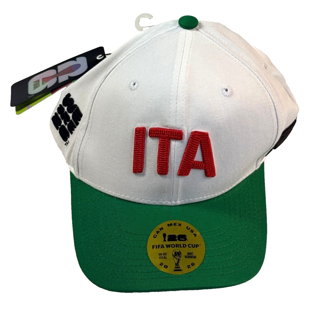 Italy FIFA World Cup 2026 Snapback Hat Soccer Futbol Official Licensed NWT
